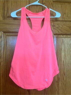 Unbranded - Neon Coral Racerback Tank Top